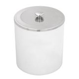 Lixeira Inox Útil Em Polipropileno Branco 5L Tramontina