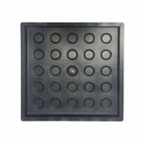 Forma Plastica  Piso Tátil Bolinha 25X25X2Cm 10 Unidades
