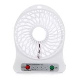 Mini Ventilador Portátil Usb Bateria Recarregável 3 Velocidade