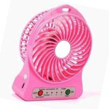 Mini Ventilador Portátil Usb Bateria Recarregável 3 Velocidade