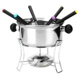 Conjunto de Fondue de Inox 410 com 10 Peças