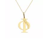 Cordão Colar Filosofia Filosofo Folheado A Ouro 18k