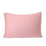 Fronha 50X70Cm Em Malha Rosa Camafeu