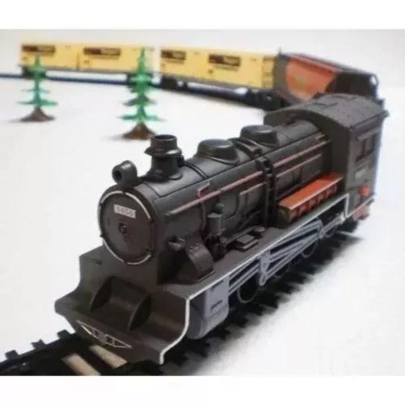 Pista De Trem A Pilha + 4 Vagões Ferrorama - Samba Toys - Carrefour