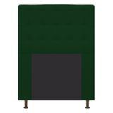 Cabeceira Estofada Dama Capitonê 90 cm para Cama Box Solteiro Suede Verde para Quarto - AM Decor