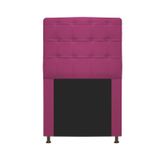 Cabeceira Estofada Dama Capitonê 90 cm para Cama Box Solteiro Corano Pink para Quarto - AM Decor