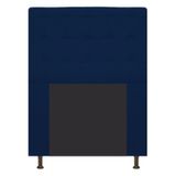 Cabeceira Estofada Dama Capitonê 90 cm para Cama Box Solteiro Suede Azul Marinho para Quarto - AM Decor