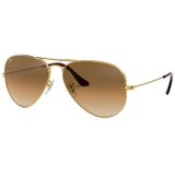 Ray-Ban Aviador Rb3025L 001/51 62 Dourado Lentes Marrom Degradê