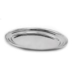 Travessa Oval Inox 30 cm Para Restaurante Servir Porções