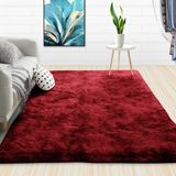 Tapete para Sala e Quarto Felpudo Cronos Casa Dona 200x250 cm Vermelho