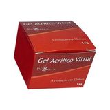 Gel Acrílico Vitral Piubella 14G - Vermelho