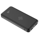 Carregador Portátil Power Bank New Flex QI 10000mah Sem Fio Preto - Easy Mobile