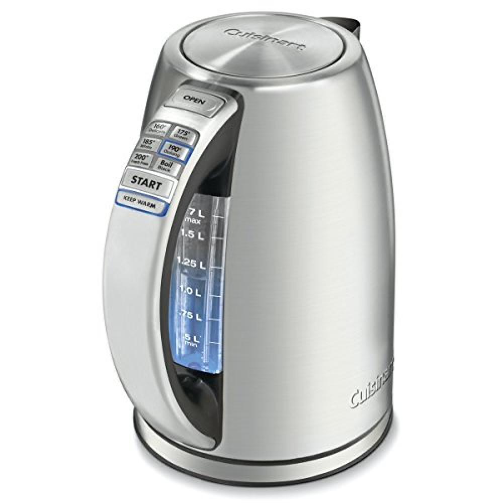 Cuisinart Chaleira Elétrica CPK-17, 1,7 litro, Aço Inoxidável, Prata 110V