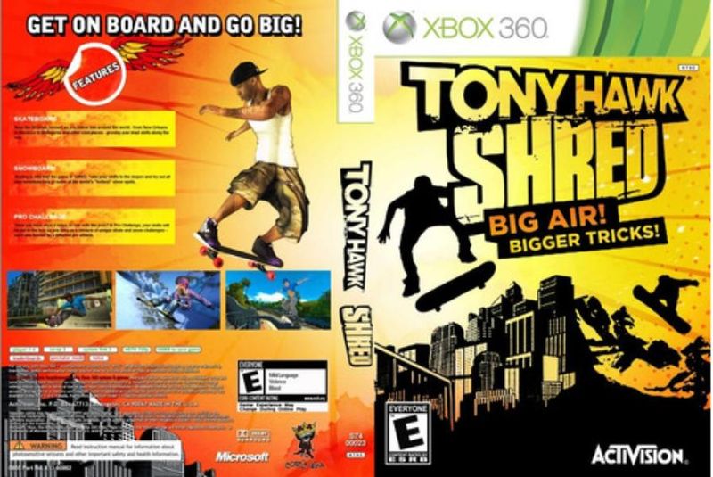 Jogo Tony Hawk Shred - Xbox 360 - Activision
