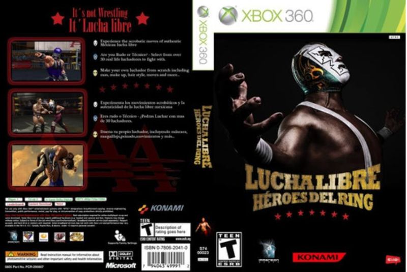 Jogo Lucha Libre Héroes Del Ring - Xbox 360 - Konami