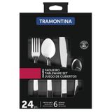 Faqueiro Inox Malibu 24 Peças 23798046-tramontina
