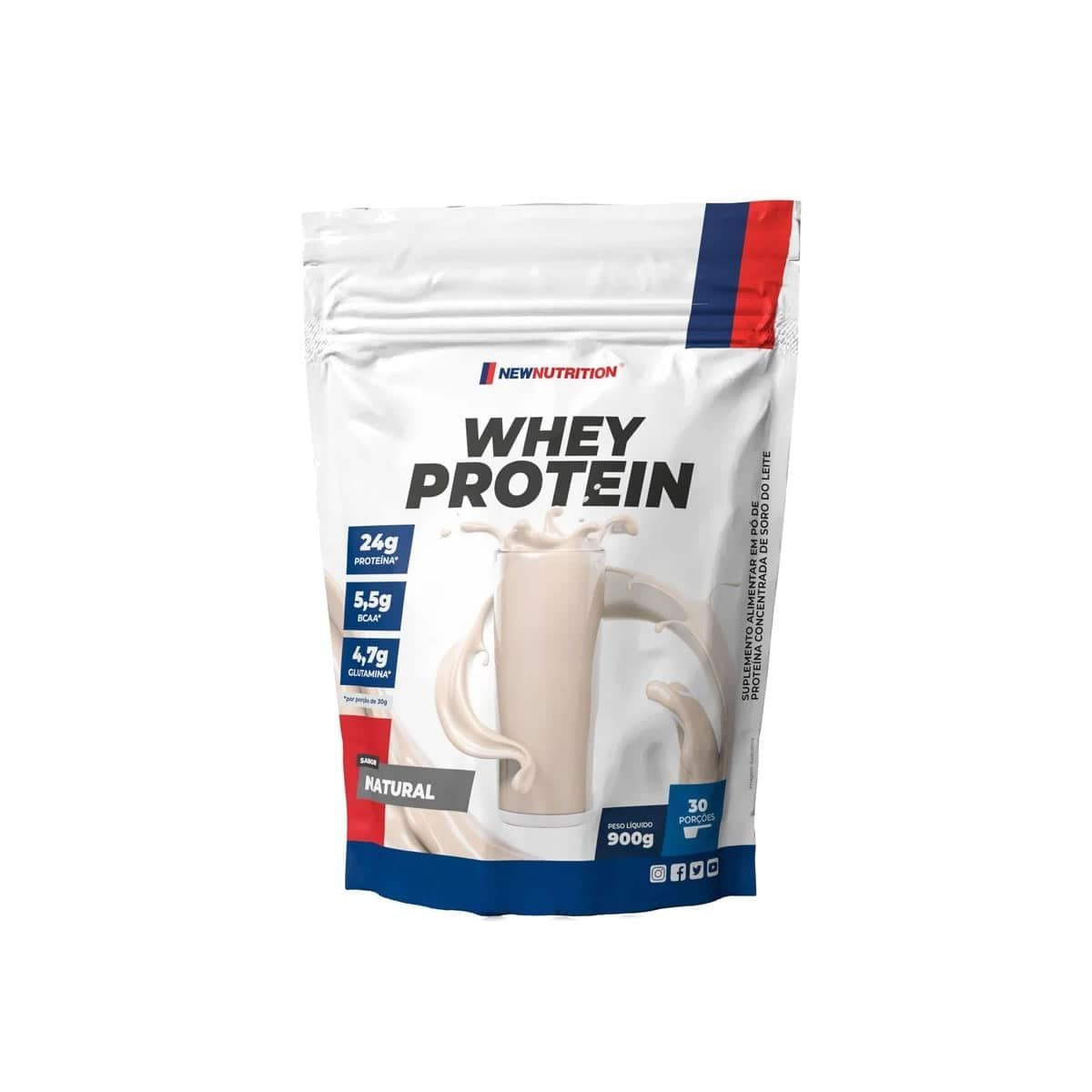 Whey Protein - 900g Refil Natural - Newnutrition