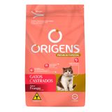 Ração Seca Origens Premium Especial Frango Gatos Castrados - 1 Kg