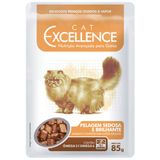 Ração Úmida Cat Excellence Sachê Para Gatos Pelagem Sedosa E Brilhante - 85 G