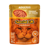 Ração Úmida Special Cat Sachê Para Gatos Adultos Sabor Frango 85g