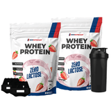Combo 2x Whey Protein Zero Lactose 900g Newnutrition Cookies