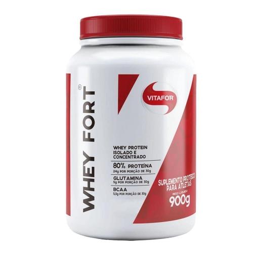 Whey Fort Vitafor Isolado E Concentrado 900g Neutro