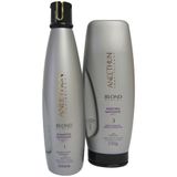 Shampoo E Mascara Matizante Aneethun Blond System