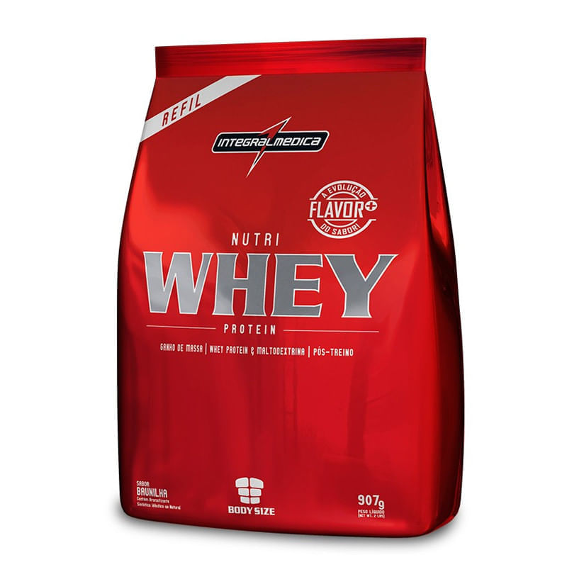 Nutri Whey Protein Refil (907g) - IntegralMédica Chocolate