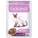 Ração Úmida Cat Excellence Sachê Para Gatos Sênior +7 - 85 G