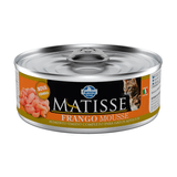 Ração Úmida Lata Matisse Para Gatos Mousse Frango 85 G