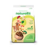 Ração Naturalis Para Cães Adultos De Porte Médio E Grande Sabor Peru, Frango E Frutas - 2,5kg