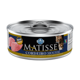 Ração Úmida Lata Matisse Para Gatos Mousse Cordeiro 85 G