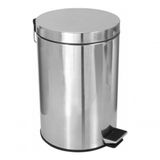 Lixeira Em Aço Inox Com Pedal 12l