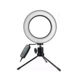 Anel De Luz LED Ring Light Com Tripé- MAX MIDIA