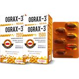 Suplemento Alimentar Omega 3 Ograx-3 1500 Caes 120 Capsulas