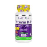 Vitamina B12 Natrol De Dissolução Rápida P/ Energia, Sistema Nervoso Saudável E Potência Máxima C/ Sabor Morango. 5.000mcg, 100 Com