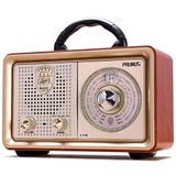 Rádio Portátil Retro Am Fm Ondas Curtas Bluetooth Usb Tf Mp3 Bateria