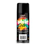 Tinta Spray White Color Uso Geral Preto Brilhante 340ml