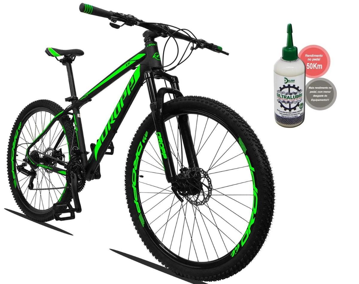 Bicicleta Dropp Z3 Disc M T17 Aro 29 Susp. Dianteira 21 Marchas - Preto/verde