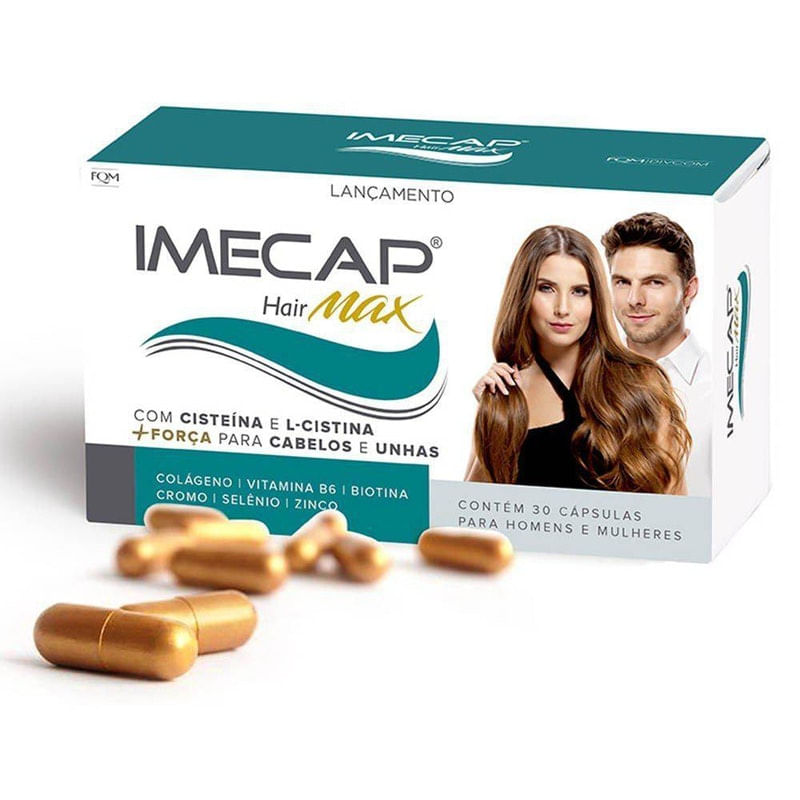 Imecap Hair Max Com 60 Cápsulas