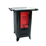 Fogão A Lenha 1991 N 00 Sem Tampa Preto E Vermelho F00-vr - Venâncio