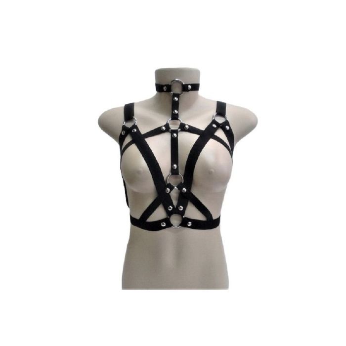 Harness Bra Darkness Preto - Almah