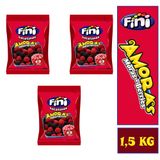 Balas Fini Amoras Moras E Berries Gelatinas Pacotão 1,5 Kg