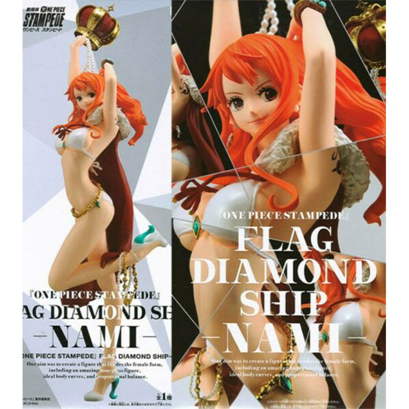 Action Figure One Piece Stampede Movie Flag Diamond Ship Nami Carrefour