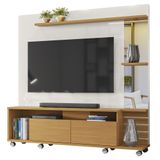 Home Savana 2 Portas Com Led Tv 60 Off White/tauari 183x183x39