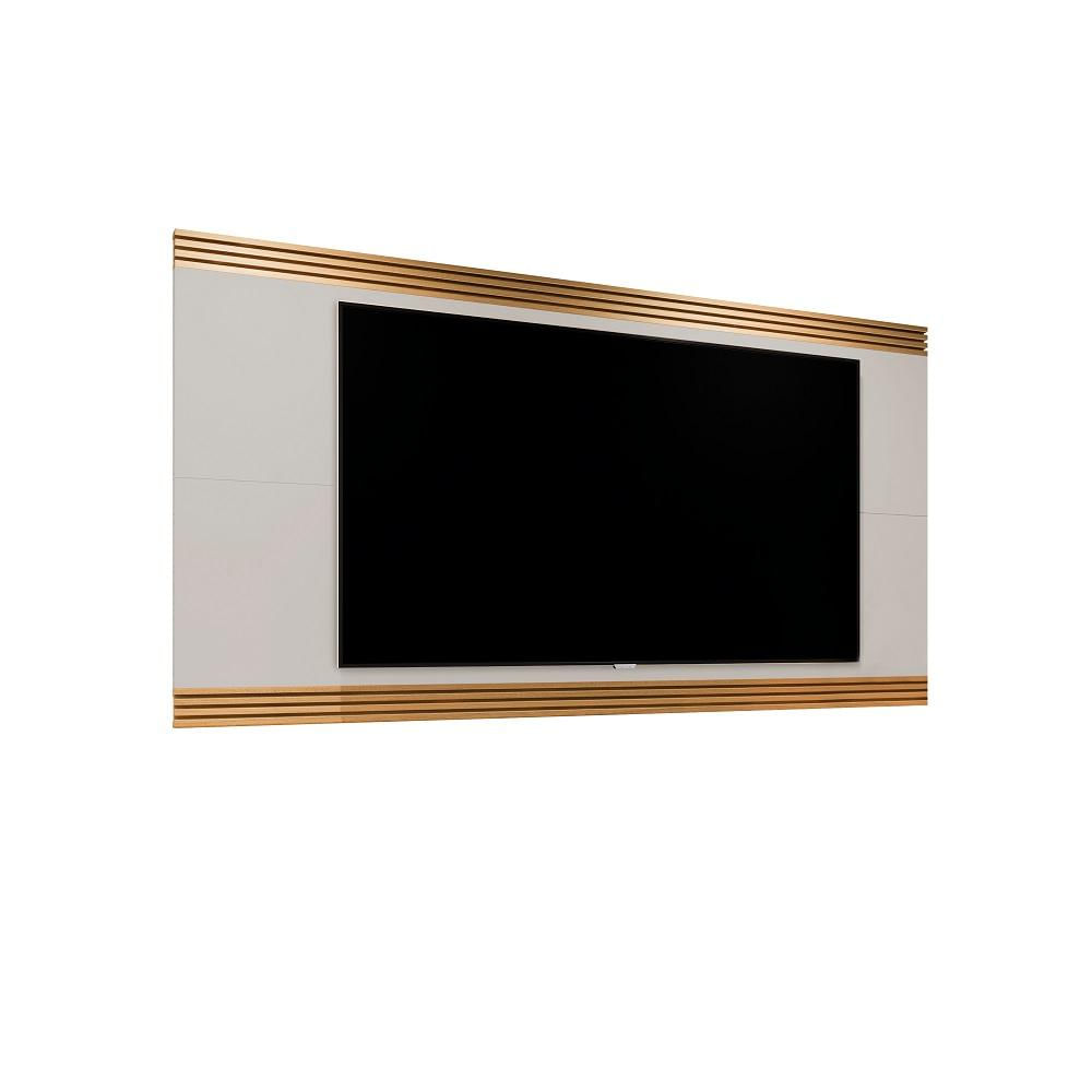 Painel Munique Garden Para Tv Até 75 Polegadas 218cm Cor:fendi/freijó