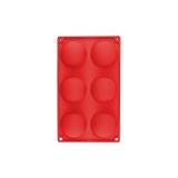 Forma Semi Esfera Vermelha 7cm - Gmetc1-red