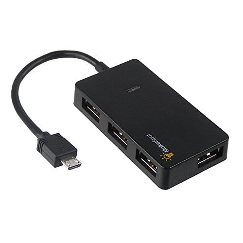 Makerspot Micro Usb Otg Hub Para Raspberry Pi Zero 4 Porta Alta Velocidade Sincronista E Adaptador De Cabo De Extensão Também Funciona Com