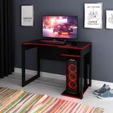 Mesa Para Computador Gamer Me4161 Preto Vermelho Tecno Mobili