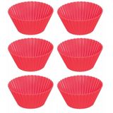 Kit Forma De Silicone Para Cupcake 6 Un